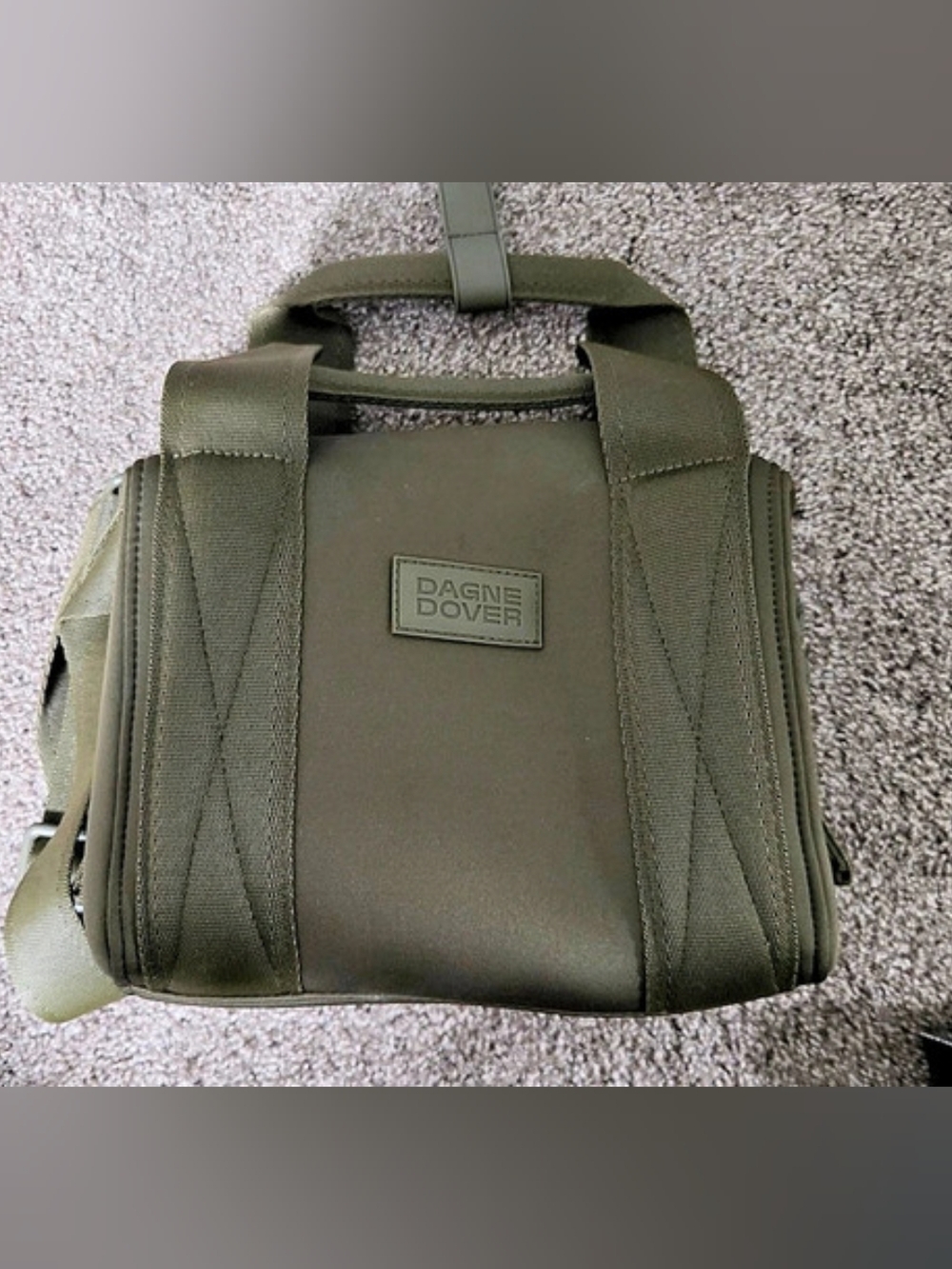 Dagne Dover Landor Carryall Extra Small Green Crossbody Bag